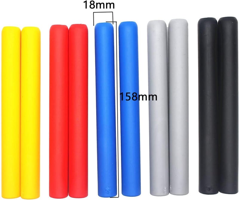 TUOREN 2pcs Drumstick Grips - Comfortable Anti-Slip Handles for Drumming Exercise (Black) - Image 4