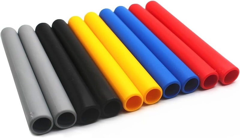 TUOREN 2pcs Drumstick Grips - Comfortable Anti-Slip Handles for Drumming Exercise (Black) - Image 3