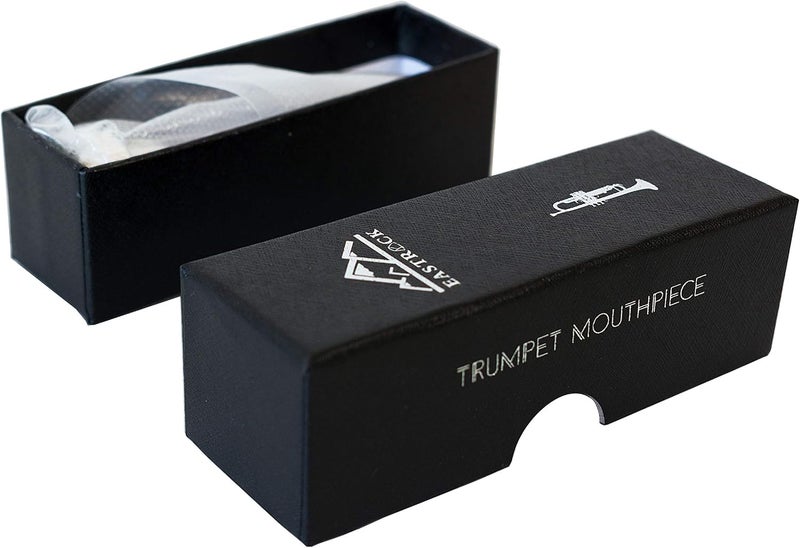 EastRock Replacement Plated Silver Trumpet Mouthpiece (7C) - Image 5