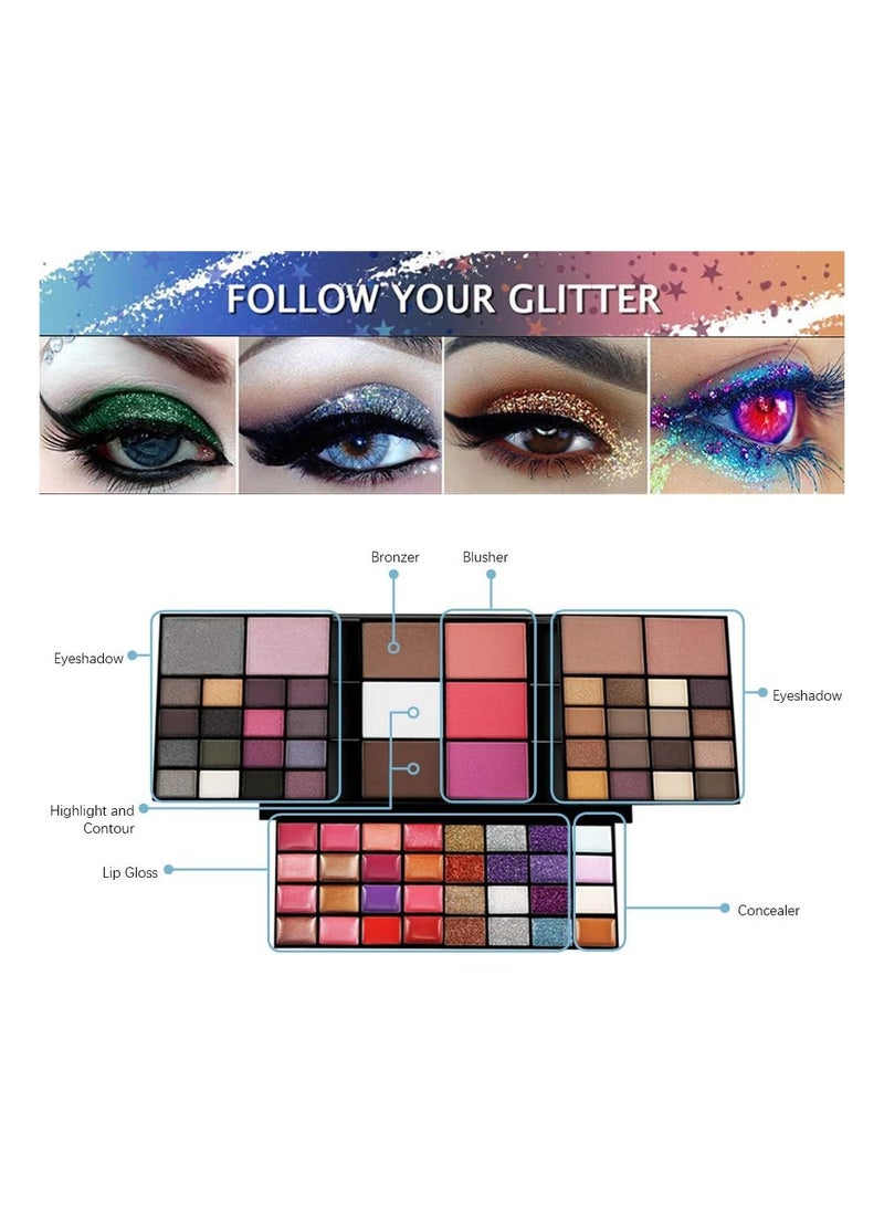 BEAUTY PLUS لوحة ظلال عيون بـ 74 لون - Image 4