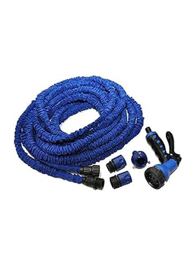 Flexible Water Hose 10 Meters Extends To 30 Meters Blue