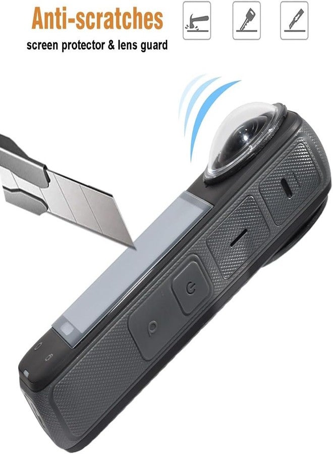 Action Pro Tempered Glass + Lens Guard Compatible with Insta360 X4 Camera Accessories - Image 3