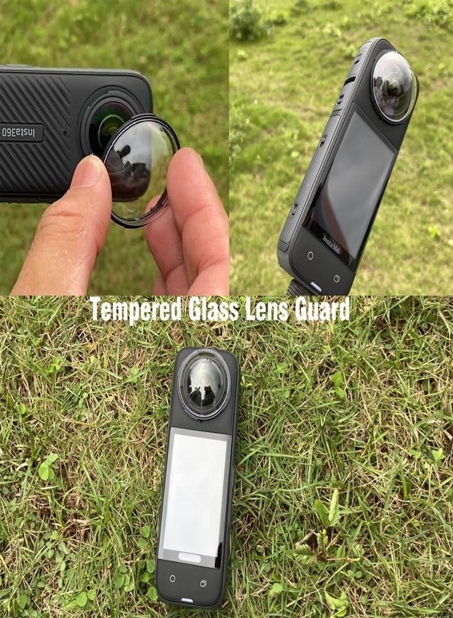 Action Pro Tempered Glass + Lens Guard Compatible with Insta360 X4 Camera Accessories - Image 4