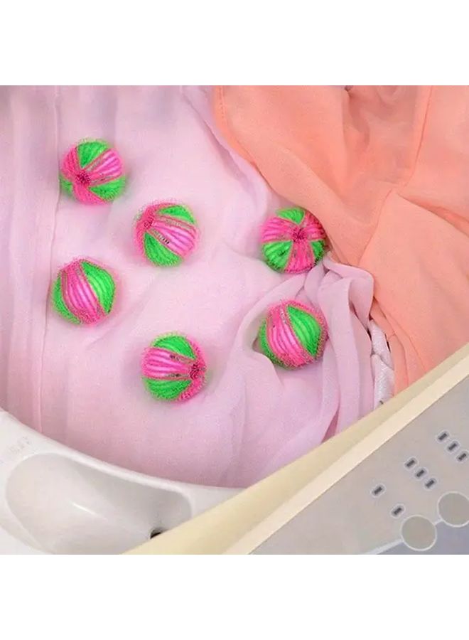 6 Pcs Laundry Lint Catcher Balls Washing Machine Hair Remover And Fuzz Collector - Image 2