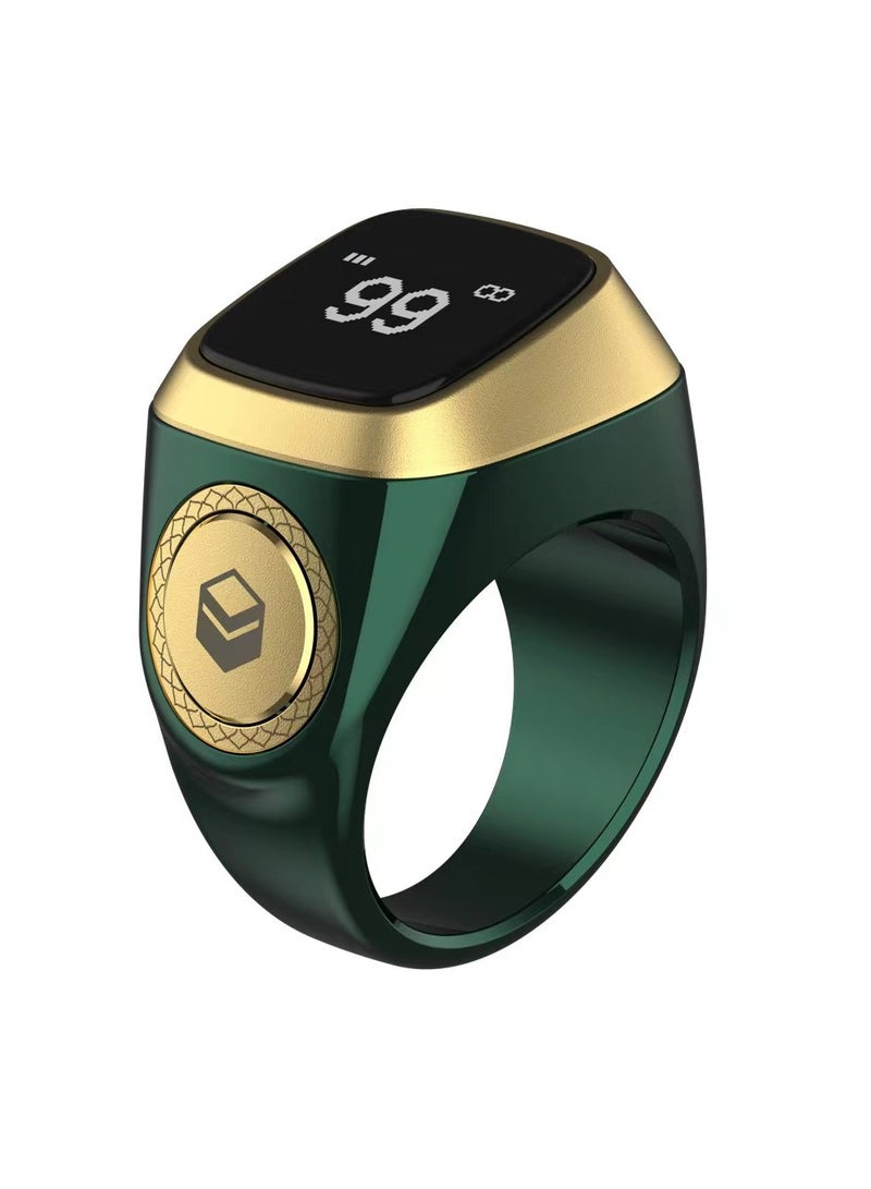 iQIBLA 20mm Zikr Ring Smart Ring with Vibration Reminder Tasbih Counter and Bluetooth Connection for Exclusive IQIBLA App and 5 Daily Prayer Reminders  - Image 1
