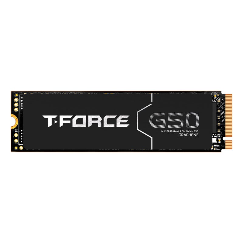 TEAMGROUP T-Force G50 512GB SLC Caching 3D TLC NAND NVMe InnoGrit PCIe Gen4x4 M.2 2280 Gaming SSD with Ultra-Thin Graphene Heat Spreader Works with PS5 Read/Write 5000/2500 MB/s TM8FFE512G0C129 - Image 1