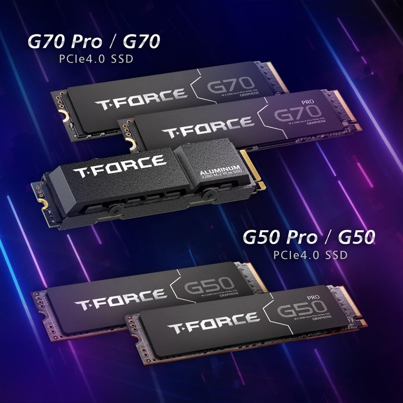 TEAMGROUP T-Force G50 512GB SLC Caching 3D TLC NAND NVMe InnoGrit PCIe Gen4x4 M.2 2280 Gaming SSD with Ultra-Thin Graphene Heat Spreader Works with PS5 Read/Write 5000/2500 MB/s TM8FFE512G0C129 - Image 5