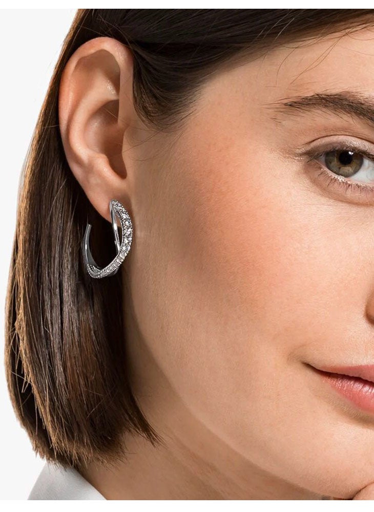 general Twist Mini Hoop Stud Earrings - Image 2