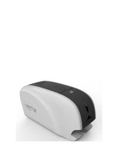 Smart SMART 31D Dual Sided ID Card Printer, Fast printing - 23 seconds per card, Compact design, Bundle (100 cards, 1 Color ribbon 250 prints, and Smart Designer Software)  - Image 1