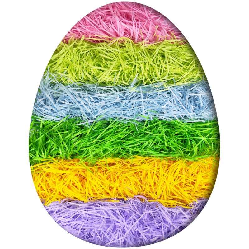Dayify 24 oz (684g) Easter Shred Filler Paper Grass, 6 Colors Easter Basket Grass Shreded Filler, Crinkle Cut Paper Confetti Raffia for Gift Box Wrapping, Party Favors, Holiday Decorations - Image 1