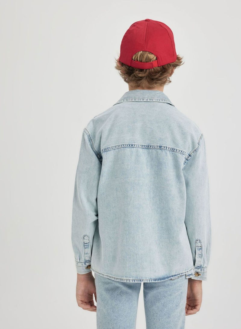 DeFacto Oversize Fit Long Sleeve Shirt  - Image 2