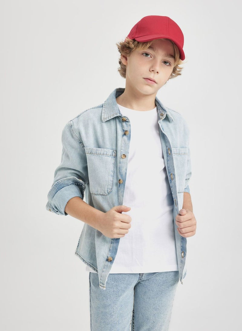 DeFacto Oversize Fit Long Sleeve Shirt  - Image 3
