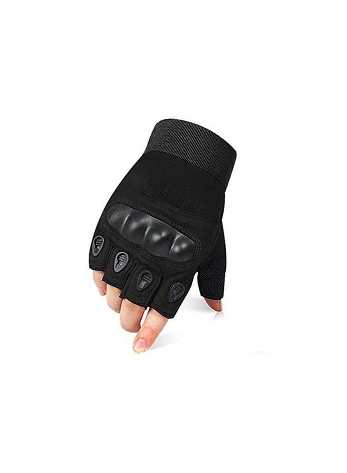 Generic Cycling Gloves1 Pair, Breathable Half Finger, Durable Fingerless Bike Gloves for Workout, Gym, Motorcycle, Hiking, Running | Assorted Color - Image 2