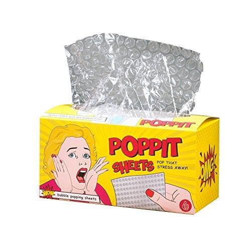 Thumbs Up UK Poppit Stress Sheets Clear - Image 1
