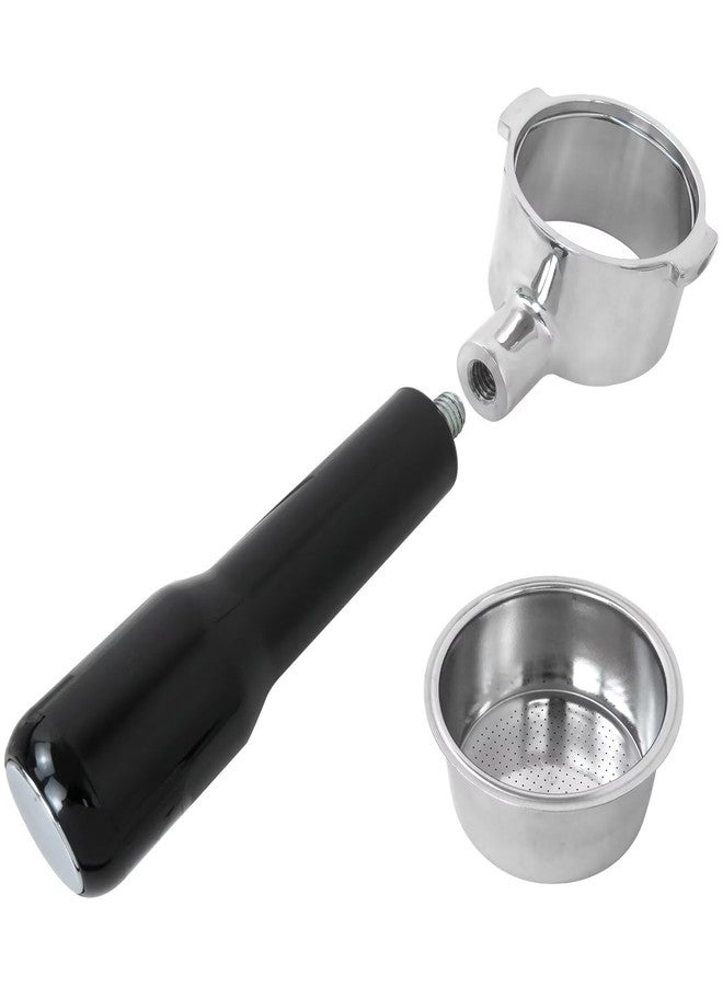 Misimain Upgraded 51mm Bottomless Portafilter 2 Ears for Delonghi ECP3420/BCO430/EC260 | Stainless Steel Filter Basket and ABS Handle - Image 4