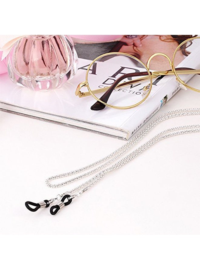 3 Pieces Eyeglasses Chain Sunglass Neck Strap Holder with 6 Pcs Adjustable Rubber Ends Connectors，Sport Sunglass Retainer Holder Strap, Lanyard Rope Eyewear Retainer for Men and Women - Image 5