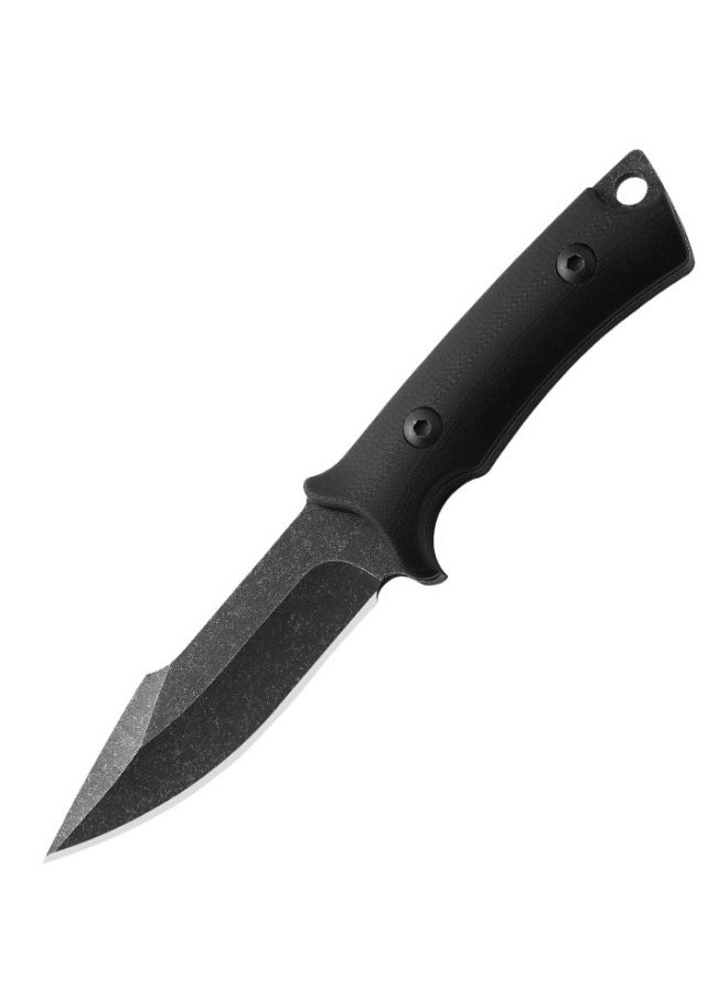 Blacksmith - 4Cr13 Steel Outdoor Knife Camping Straight Knife Outdoor Survival Knife With K Sheath High Hardness G10 Handle - Image 1