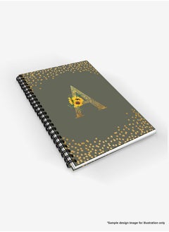 Stylizedd Designer A5 Spiral Notebook Memo Notepad Journal - Custom Monogram Initial Letter Mandala Floral Pattern Alphabet - Z - Pink  - Image 3