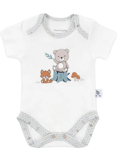Gezenbebe Hero Short Sleeve Body Teddy for Babies (Organic)