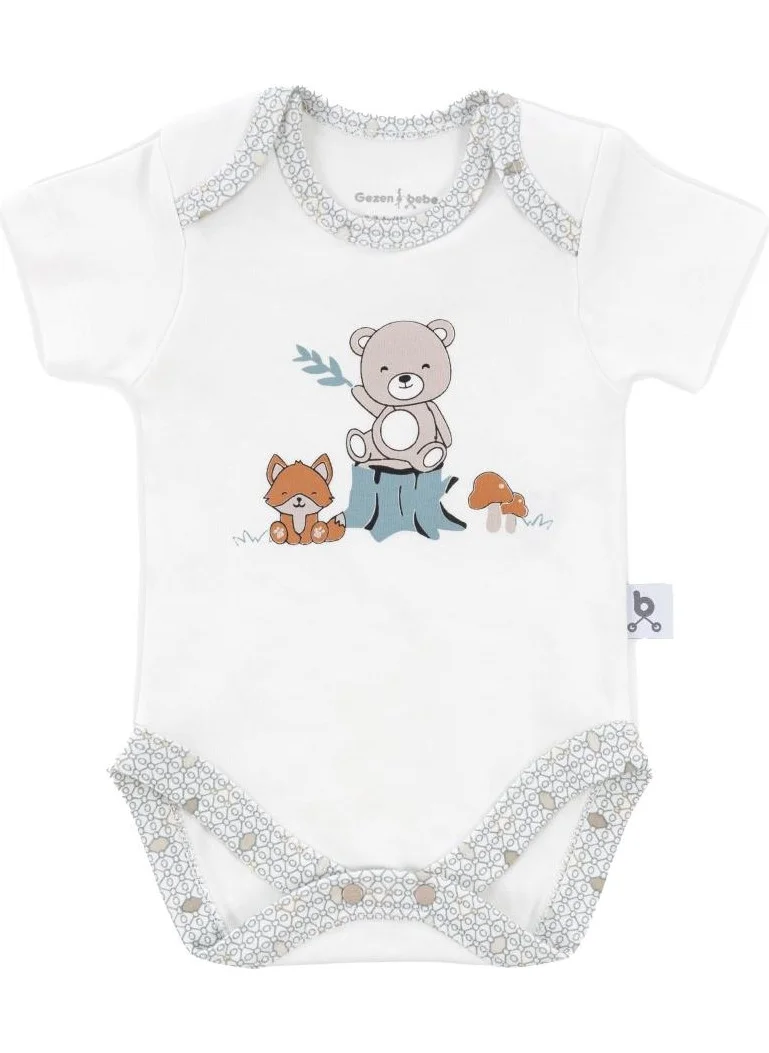 طفل يمشي Hero Short Sleeve Body Teddy for Babies (Organic)