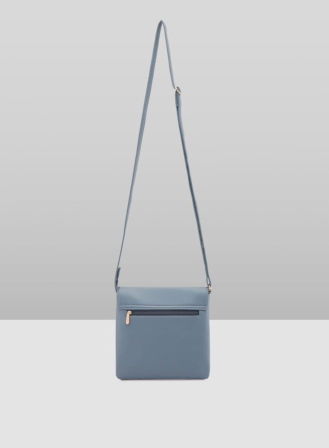 Caprese Rohde Bow Sling Small Blue Bag for Women|Adjustable Strap for Comfortable Wear|Stylish,Versatile Crossbody Bag for Everyday Use, Travel, and Special Occasions - Image 5