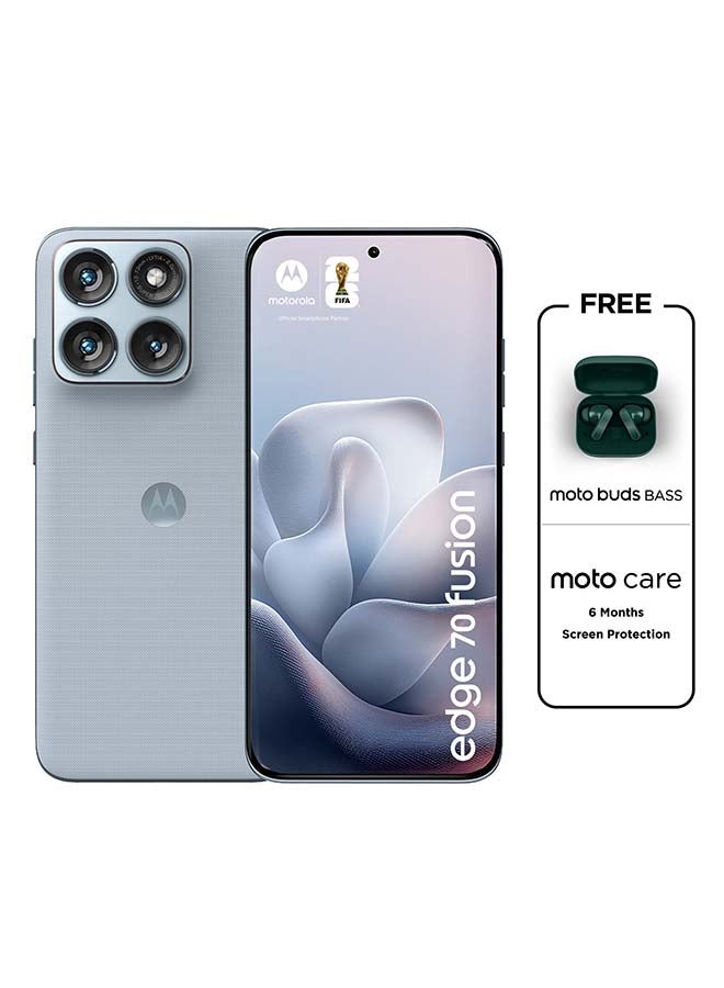 Motorola Edge 70 Fusion 5G Dual SIM PANTONE Country Air 12GB RAM 256GB with Free Gift - Middle East Version - Image 1