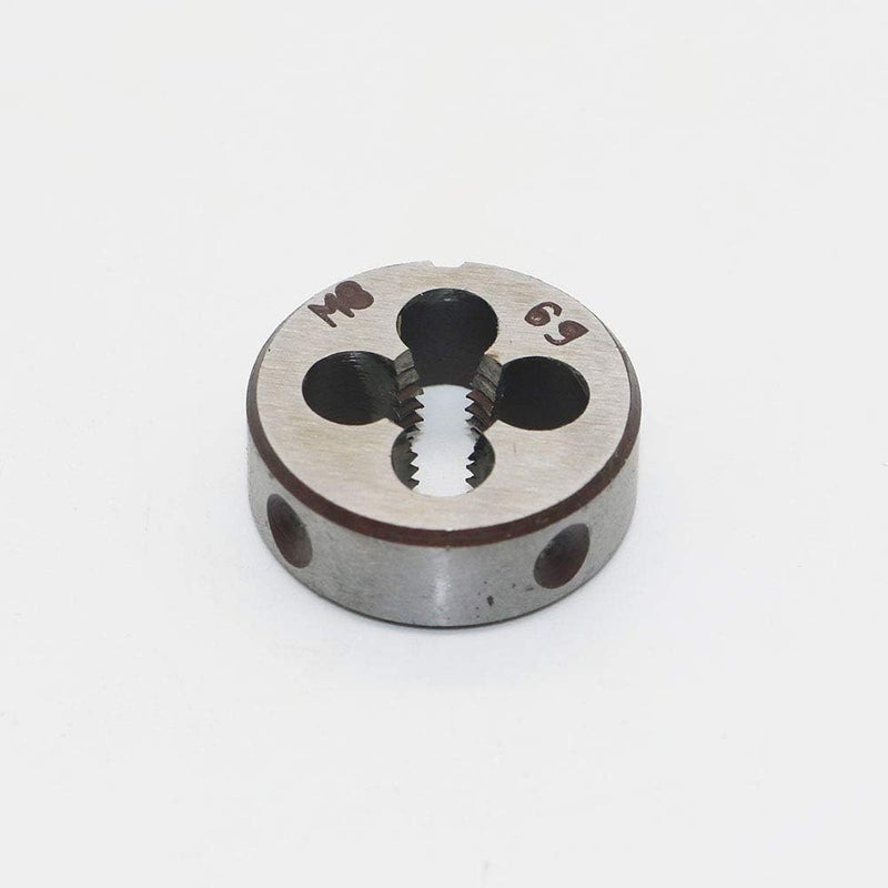 LingGan HSS 8mm X 1.25 Metric Right Hand Round Die, Machine Thread Die M8 X 1.25mm Pitch for Mold Machining, Alloy Steel, It Can Process Steel, Cast Iron, Copper And Aluminum. - Image 2