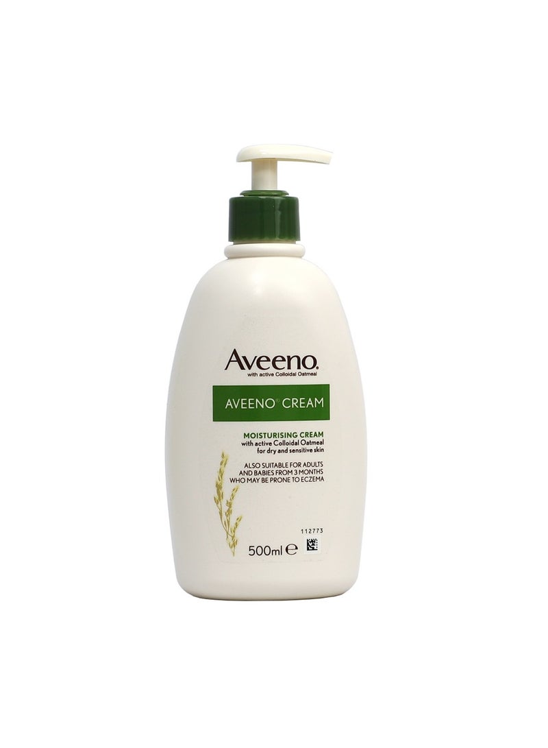Aveeno كريم مرطب للجسم للبشرة الجافة والحساسة والمعرضة للإكزيما 500 مل - Image 1