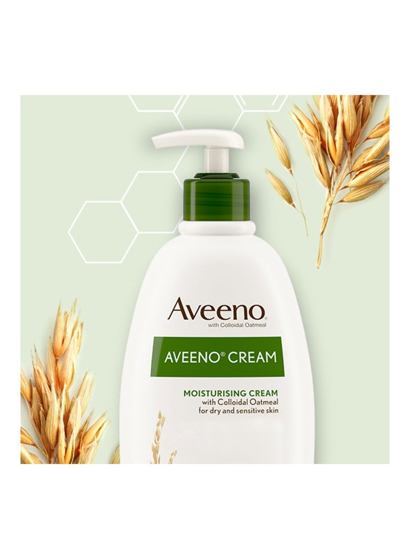 Aveeno كريم مرطب للجسم للبشرة الجافة والحساسة والمعرضة للإكزيما 500 مل - Image 2