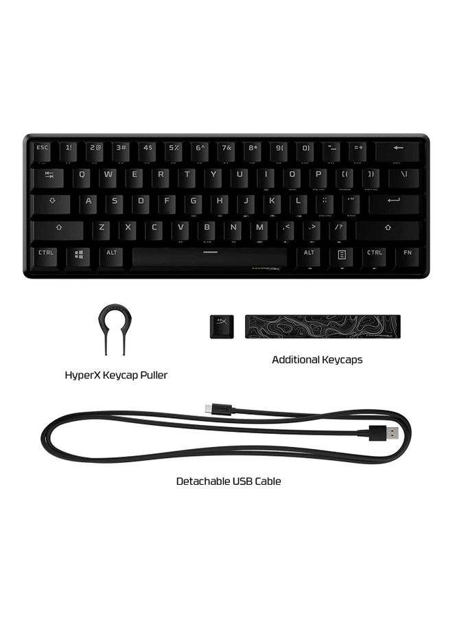 هايبركس لوحة مفاتيح الألعاب الميكانيكية Hyperx Alloy Origins 60 - Image 4