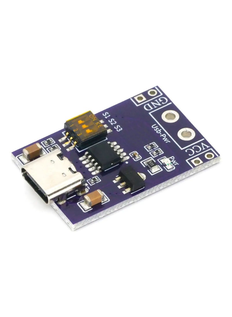 2 Pieces Fast Charge PD QC AFC Load Tester Fixed 5V-20V Output - Module with DIP Switch for 5/9/12/15/20V Voltages, Compatible with PD2.0/3.0, QC2.0/3.0, Ideal for Testing - Image 2