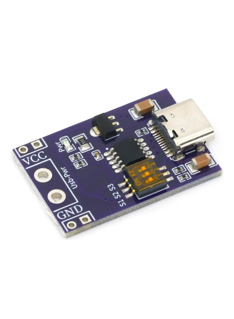 2 Pieces Fast Charge PD QC AFC Load Tester Fixed 5V-20V Output - Module with DIP Switch for 5/9/12/15/20V Voltages, Compatible with PD2.0/3.0, QC2.0/3.0, Ideal for Testing - Image 5