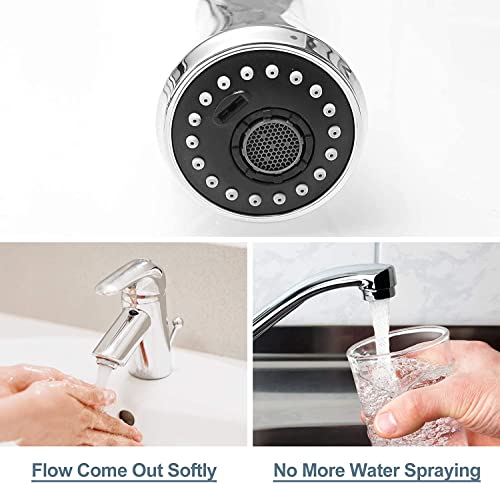 Boolavard 5 Pieces Faucet Aerator - Insert Water Tap Aerators Faucet Flow Restrictor Replacement Parts for Bathroom or Kitchen, 1.2GPM，16.5mm/0.64Inch - Image 5