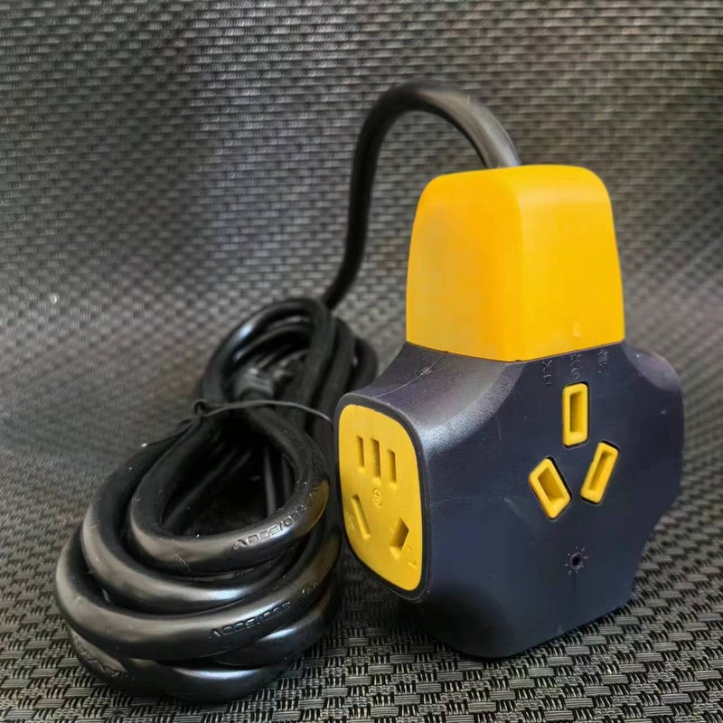 High-Power Extension Line Engineering Ground Towing Socket Anti-Fall Towing Board Site Wear-Resistant Wiring Board Plug-In And Plug-In - Image 5