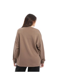 Coctail 8654-sweatshirt-brown  - Image 3