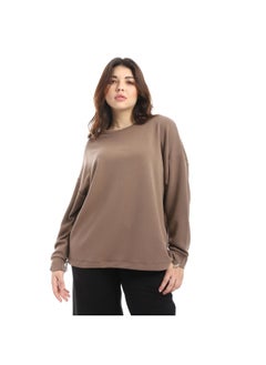 Coctail 8654-sweatshirt-brown  - Image 1