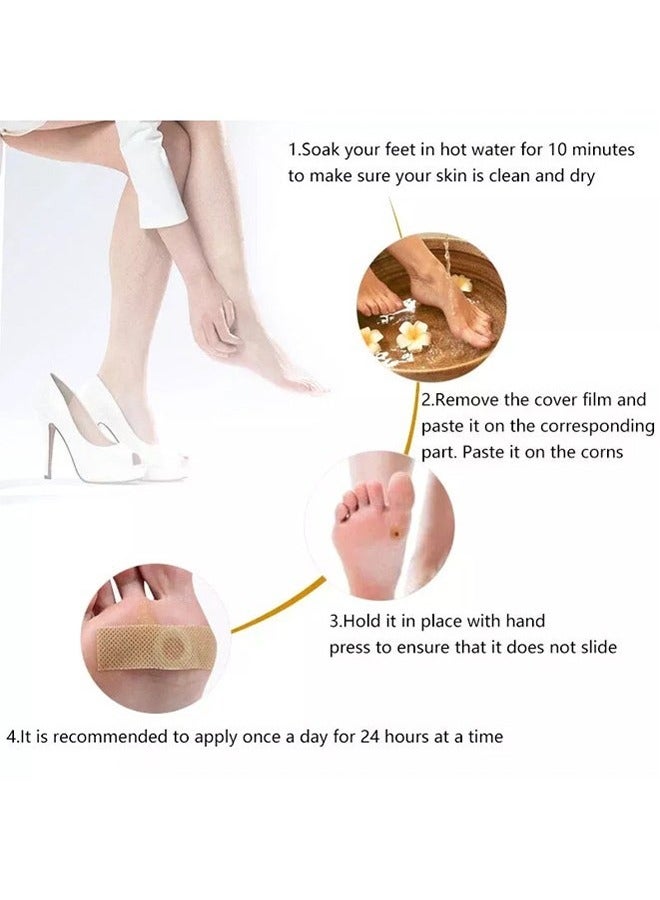 سوميفون عبوة من 42 لاصقة لإزالة مسامير القدم، ضمادات طبية سريعة وفعّالة للبالغين وكبار السن والمراهقين والرياضيين والعدائين والمتنزهين والعمال - Image 5