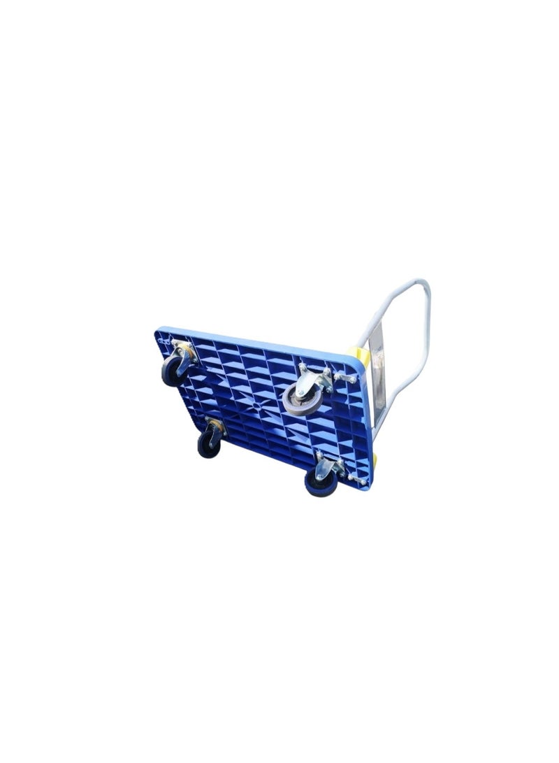 Vphom 400KG Heavy Duty Folding Platform Trolley, Pushcart Dolly with 360° Swivel Wheels, Foldable Hand Truck for Warehouse, Office, Home & Delivery Use - Image 3
