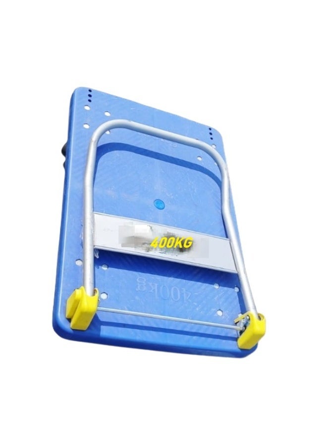 Vphom 400KG Heavy Duty Folding Platform Trolley, Pushcart Dolly with 360° Swivel Wheels, Foldable Hand Truck for Warehouse, Office, Home & Delivery Use - Image 1