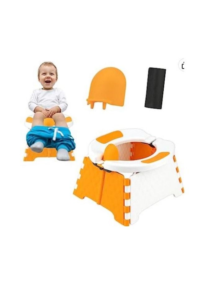 MIXDE Potty  Suitable for Around 3 Years Old Portable Potty for Toddler Travel Stroller Mobile Folding Toilet Outdoor Potty Seat 