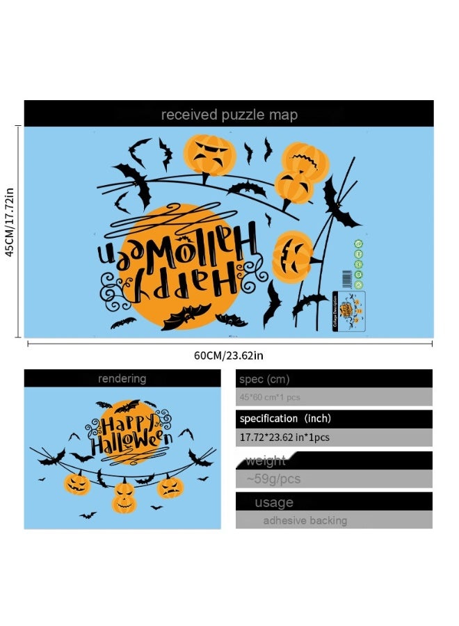 NIBEMINENT Creative Halloween Wall Decor Stickers