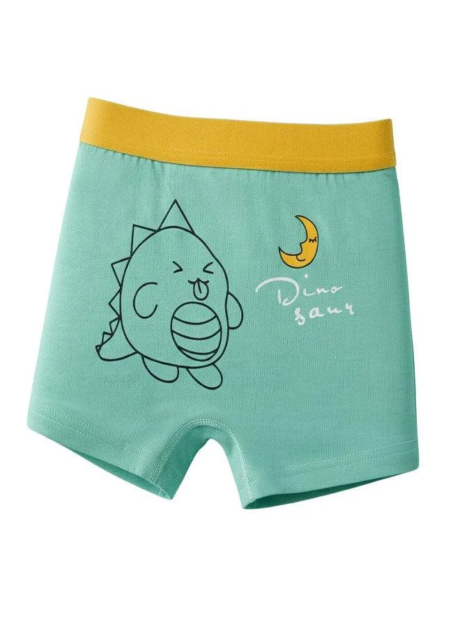 babyqlo Boys Cotton Cute Dinosaur Boxer Pack of 4