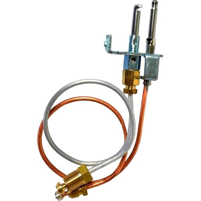 RV WATER HEATER PILOT ASSEMBLY REPLACEMENT FOR DOMETIC ATWOOD 91603 & 91214 - PROPANE GAS WATER HEATER THERMOCOUPLE KIT FOR CAMPER, TRAILER, RV - Image 2