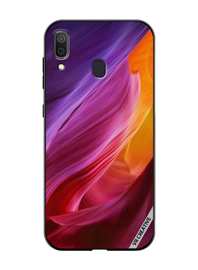 VR CREATIVE Protective Case Cover For Samsung Galaxy A30 Layers Design Multicolour - Image 1