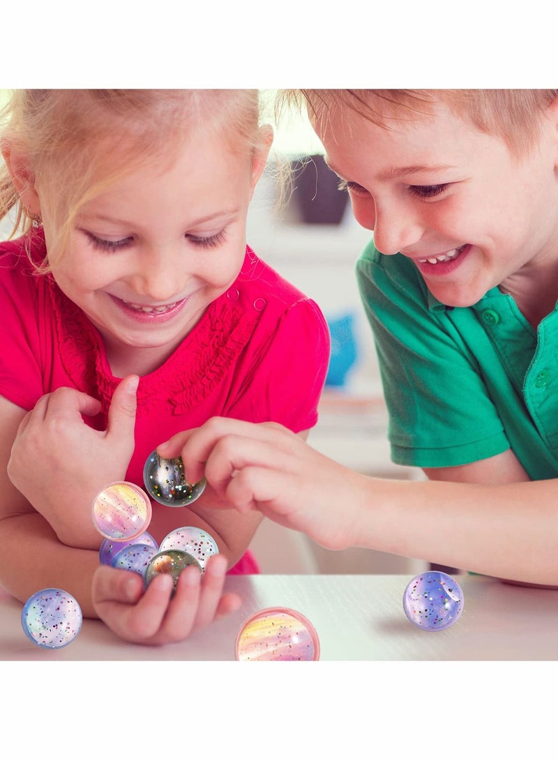 SYOSI Bouncy Balls - Rubber Balls for Kids - Bowling Bounce Balls, 20 PCS Bouncy Balls, 32mm Space Theme Bouncy Balls for Kids Party Favors, Gift Bag Filling - Image 5
