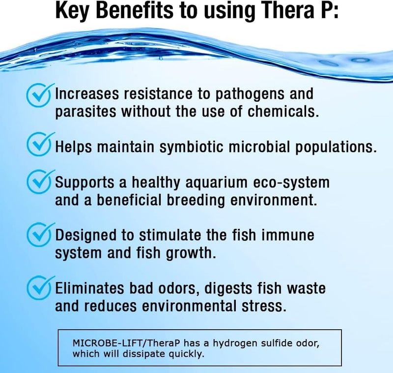 Microbe Lift MICROBE-LIFT THERAPH16 TheraP Fish Care Treatment for Freshwater and Saltwater Home Aquariums and Tanks, 16 Ounces - Image 5