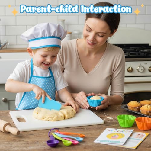 LovesTown Kids Cooking and Baking Sets 32PCS Play Kitchen Accessories Pretend Play Toys for Toddler Birthday for Boys - Image 5