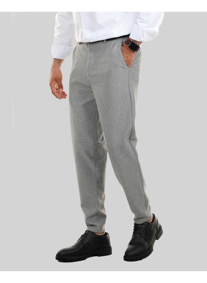 Dott Men's Smart Casual Slim Fit Comfort Trousers - Image 3