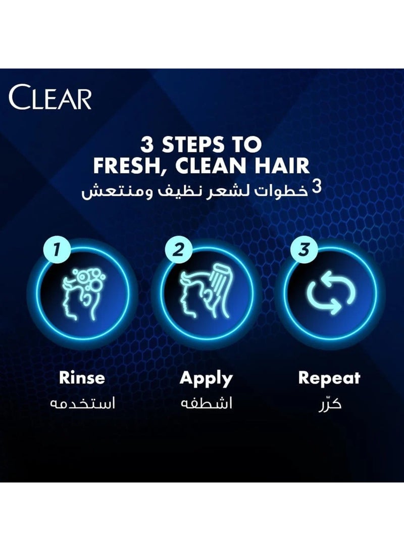 كلير شامبو ضد القشره 2 في1 عناية فائقه للرجال - 190 مل - Image 5