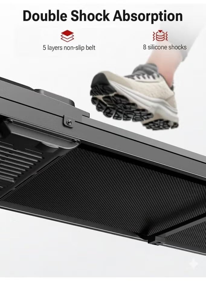 LIVVY Portable Foldable Treadmill, Walking Pad Under Desk Treadmill, Foldable Portable Electric Treadmill 0–6km/h with LED Display & Remote Control, 120kg Capacity Slim Motorized Running Machine for Home & Office Use - Image 4